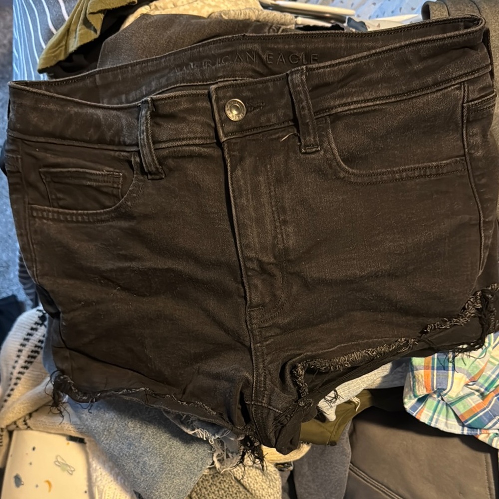 American Eagle Dark Denim Shorts